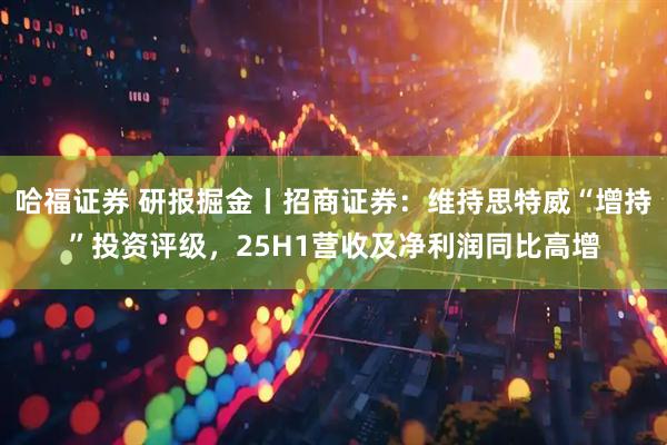 哈福证券 研报掘金丨招商证券：维持思特威“增持”投资评级，25H1营收及净利润同比高增